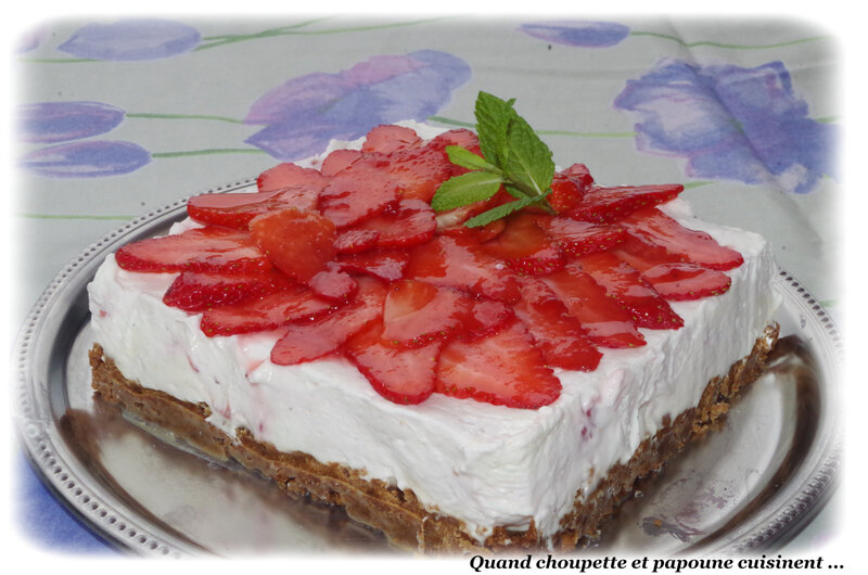 cheesecake marbré aux fraises-4565