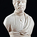 Maharajah Duleep Singh, last ruler of the Punjab, by John <b>Gibson</b> RA, a portrait bust sculpted in Rome