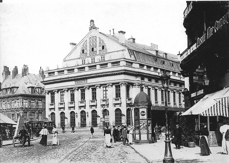 LILLE-L'ancien théâtre incendié le 6 avril 1903