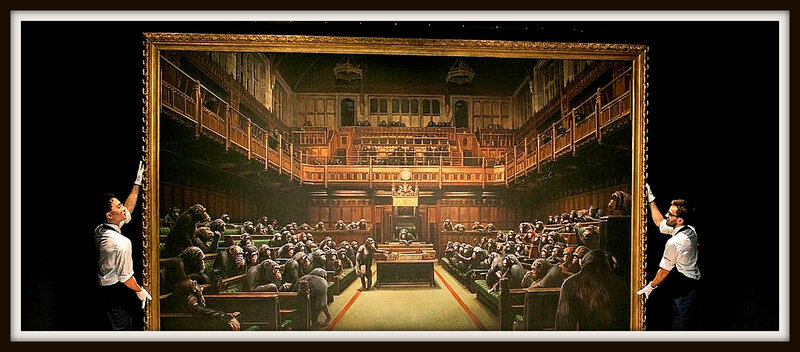 banksy parlement