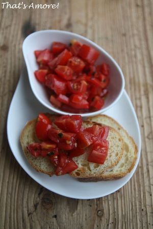 Bruschetta à la tomate 3