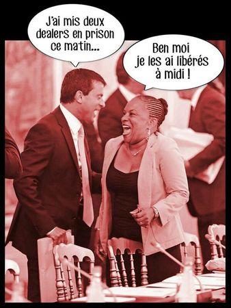 valls taubira humour ps hollande delinquance