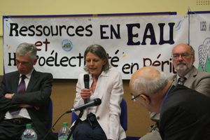Marie-France Kurdziel barrages Sélune législatives 2012 Ducey réunion débat