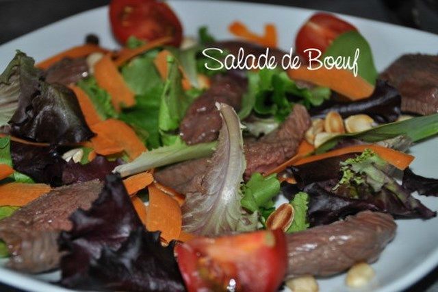 salade de boeuf asiatique