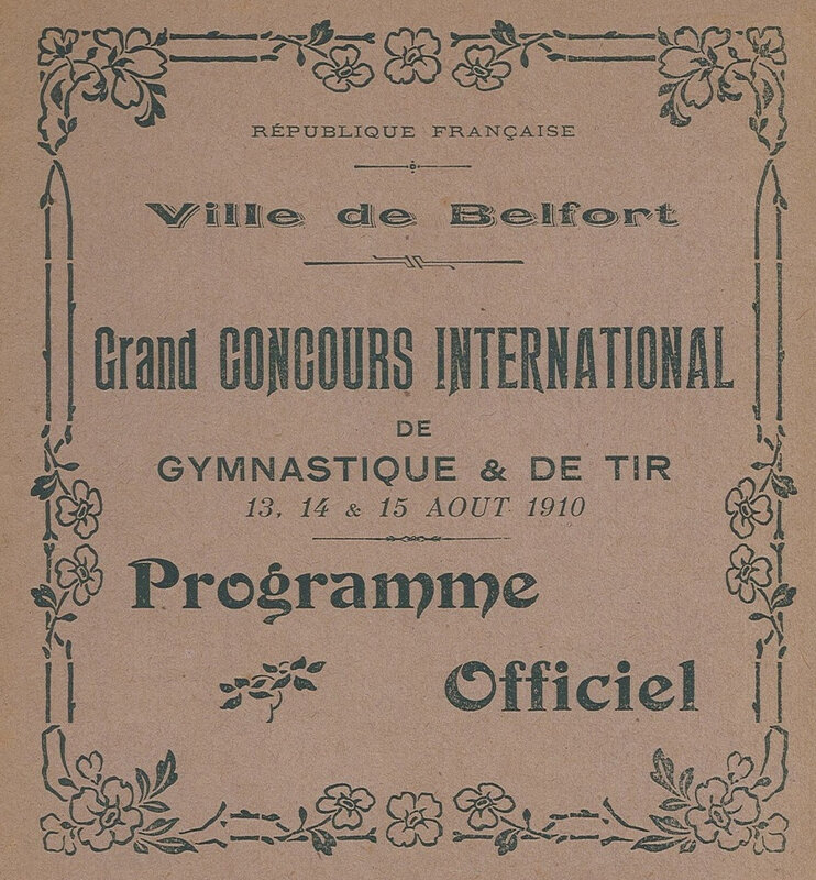Programme Concours Gymnastique p0