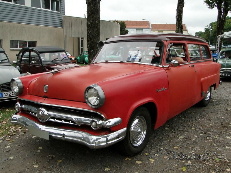 ford mainline 2door ranch wagon 1954 a