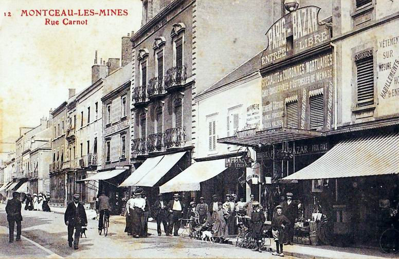 1922-02-26 - Montceau rue Carnot -