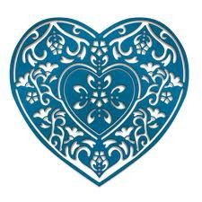 Cadre coeur bleu (1)