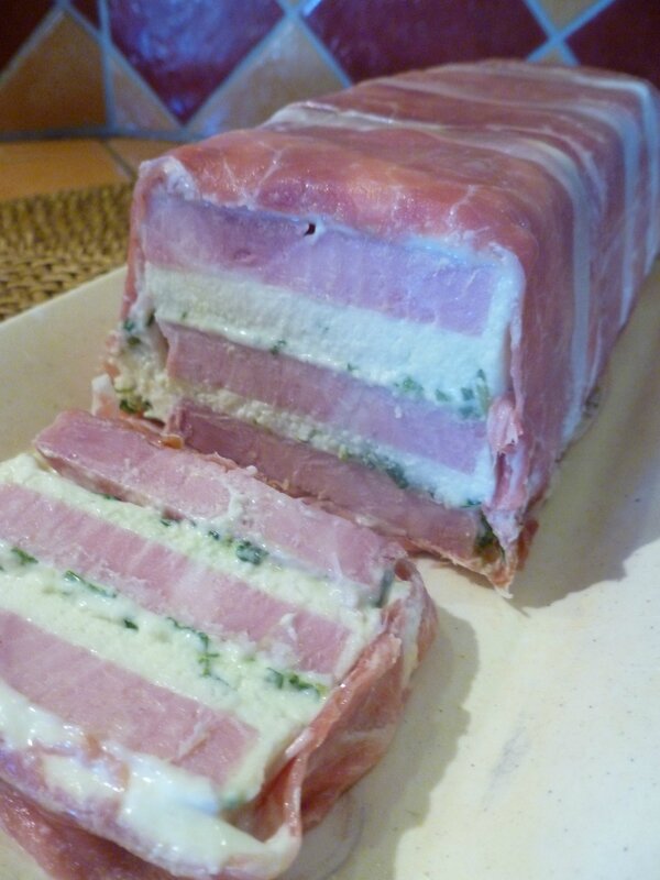 Terrine de jambon à la mozzarella1