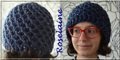 Roselaine 125 Bonnet crochet aran