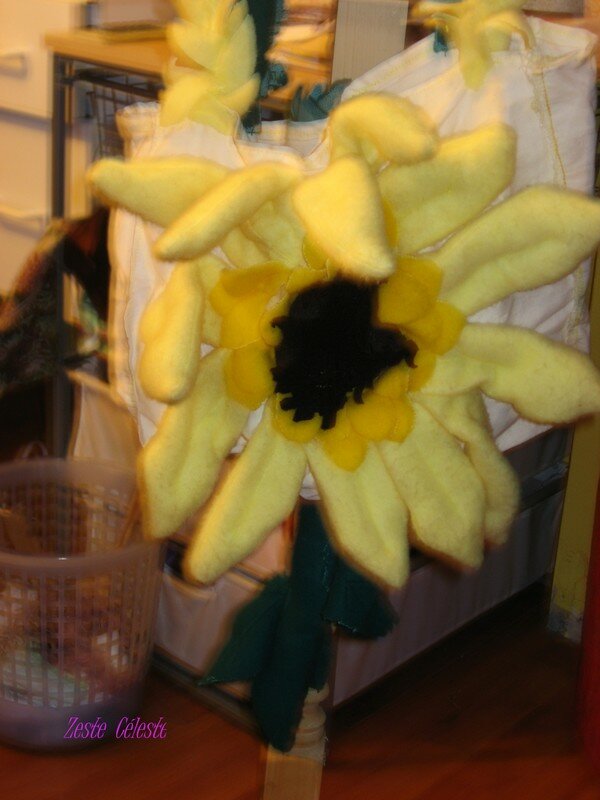 Le sac de la fleur de devant.