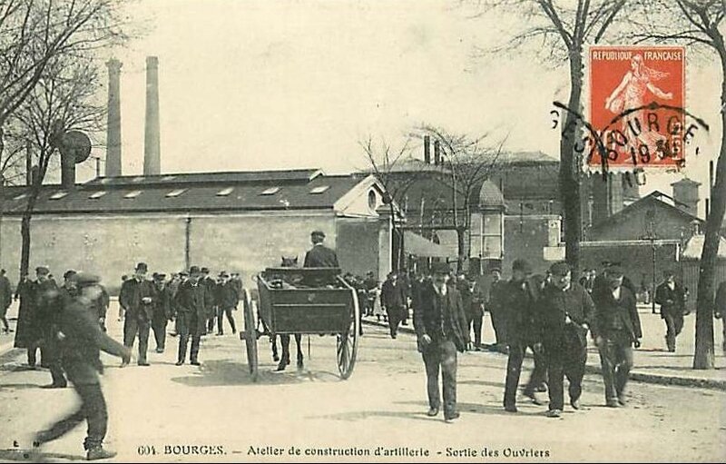 1915-01-16 manufacture d'arme Bourges