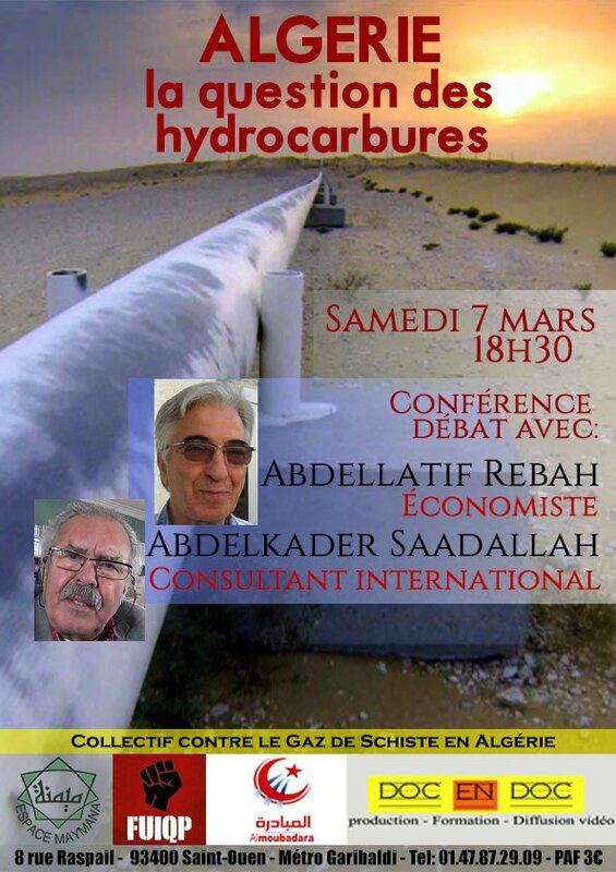 conférence hydrocarbures algerie st ouen