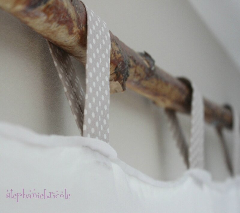 DIY BARRE A RIDEAUX BOULEAUX