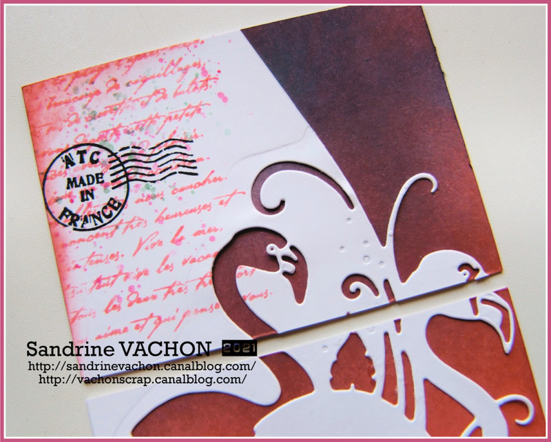 Sandrine VACHON ATC flamant rose (2)