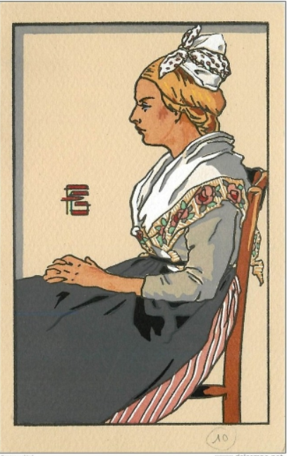 Géo Fourrier Jeune fille de Fontvieille