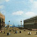 Ecole Italienne du XVIIIe siècle, atelier de Canaletto, Venise, vue de la <b>place</b> <b>Saint</b> <b>Marc</b>