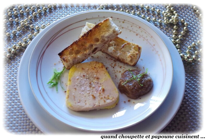 foie gras de canard et sa confiture délice fruitier de Noël-6305