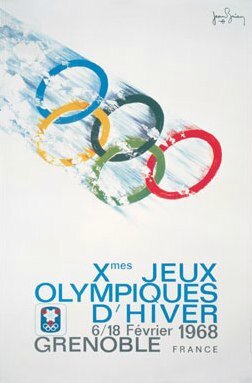 JO 1968 Grenoble Affiche 02