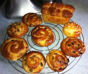 pains aux raisins brioche Nanterre