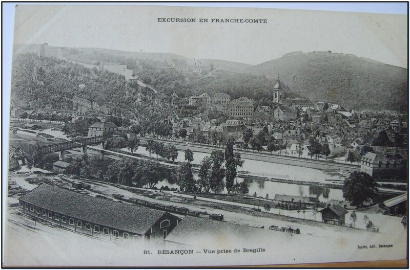 Besançon - vue prise de Bregille