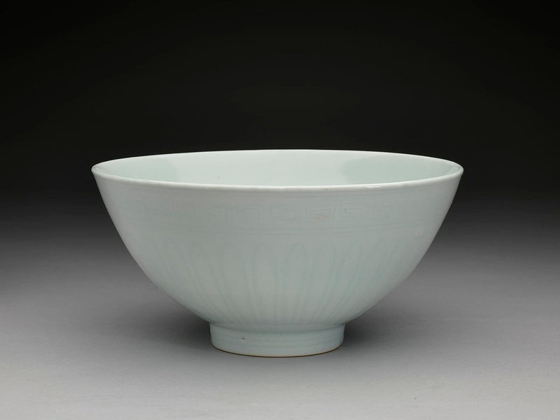 Sweet white lotus petal bowl, Ming dynasty, Xuande mark and period (1426-1435); Height 10