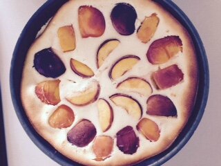 clafoutis nectarines