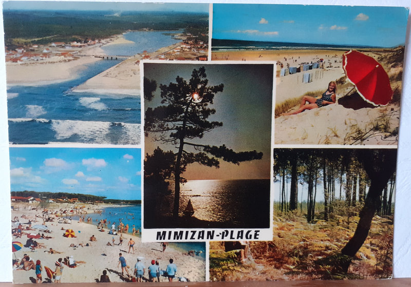 0 40 Mimizan - écrite et timbrée 1977
