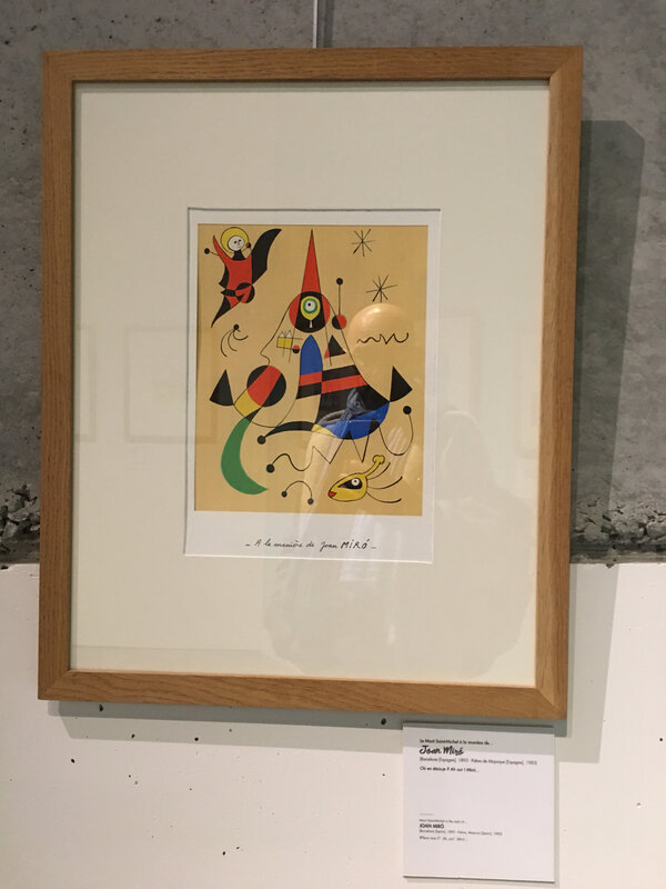 François Jouas Poutrel-exposition-Scriptorial-Avranches-printemps-2018-Joan Miro