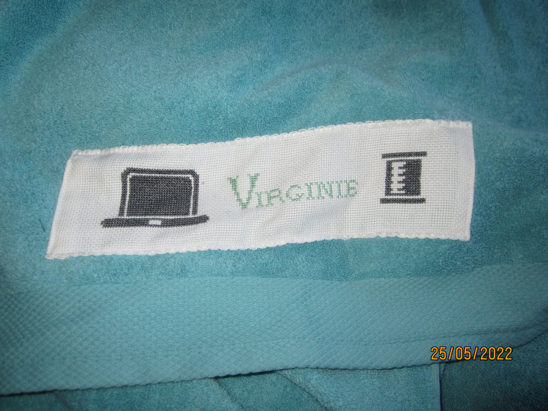 serviette éponge virginie