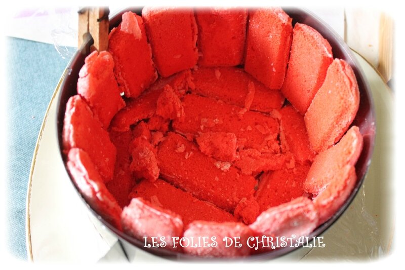 Bavarois litchis 1