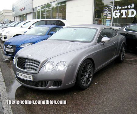 Bentley continental GT speed 6 coupé de 2013 (Offenbourg) 01