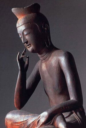 Miroku Bosatsu, Japon