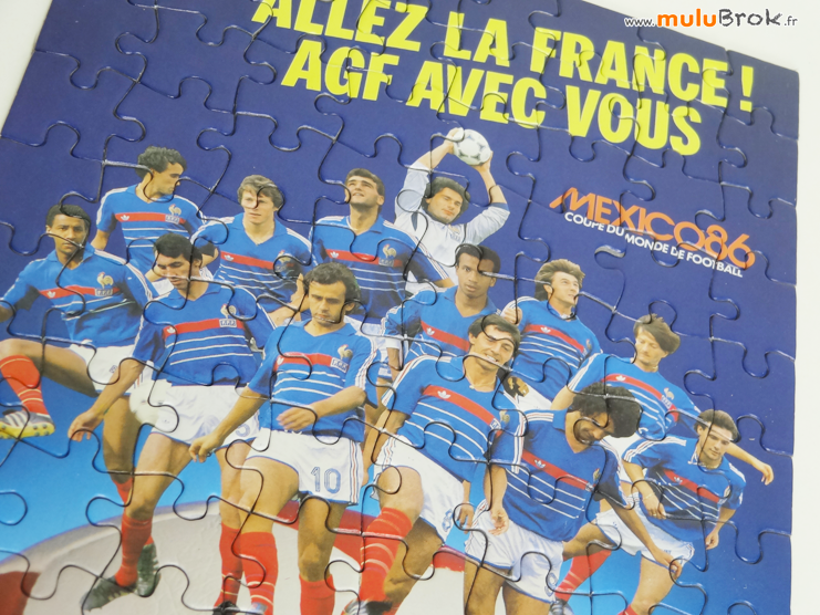 FOOTBALL-Mexico-86-Puzzle-AGF-6-muluBrok-Vintage