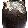 A <b>splash</b>-<b>glazed</b> stoneware ewer, Tang dynasty (AD 618-907)