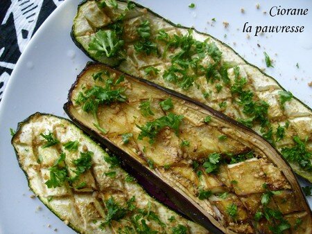 courgettes et aubergines grillées recettes legumes Aubergine à lHonneur