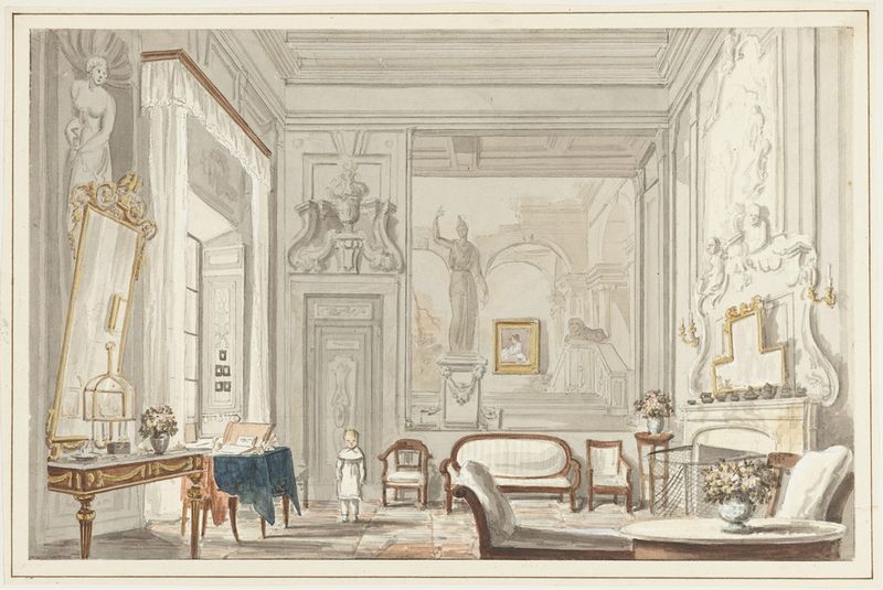 A Room in a Florentine Palace 1824