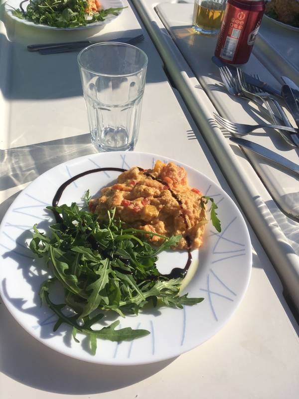 Menemen au déjeuner