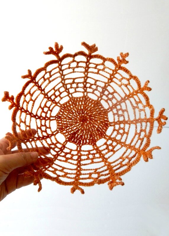 corbeille corail - crochet déco - Anisbee