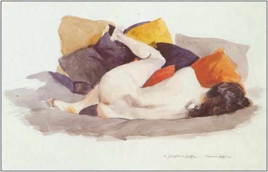Reclining Nude 1924-1927 Hopper