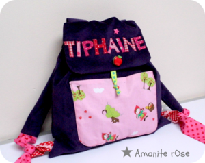 Sac à dos maternelle de Tiphaine