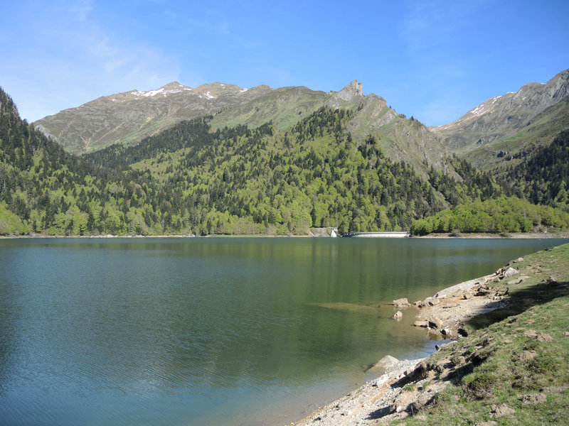 Lac de Bious-Artigues, lac et pic d'Aule (64)