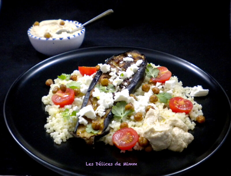 Aubergine feta et boulgour 5
