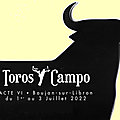 BOUJAN - cartel de <b>Toros</b> <b>Y</b> <b>Campo</b> 2022