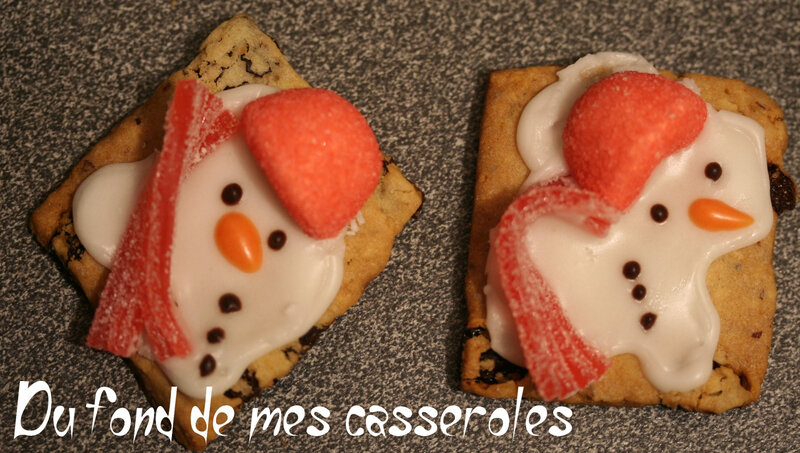 Cookies snowman