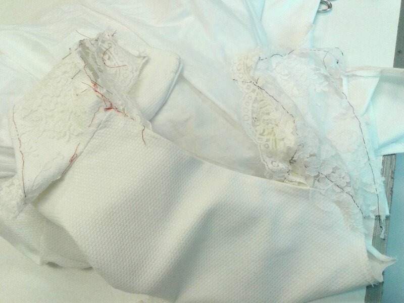 Robe de mariée Catherine détail manche montage