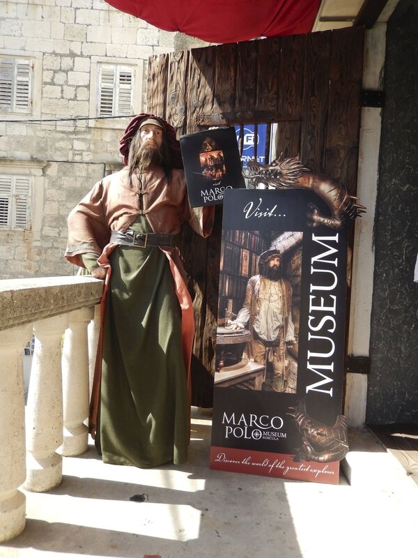 Maison natale de Marco Polo à Korcula, l'entrée 7 août 2013