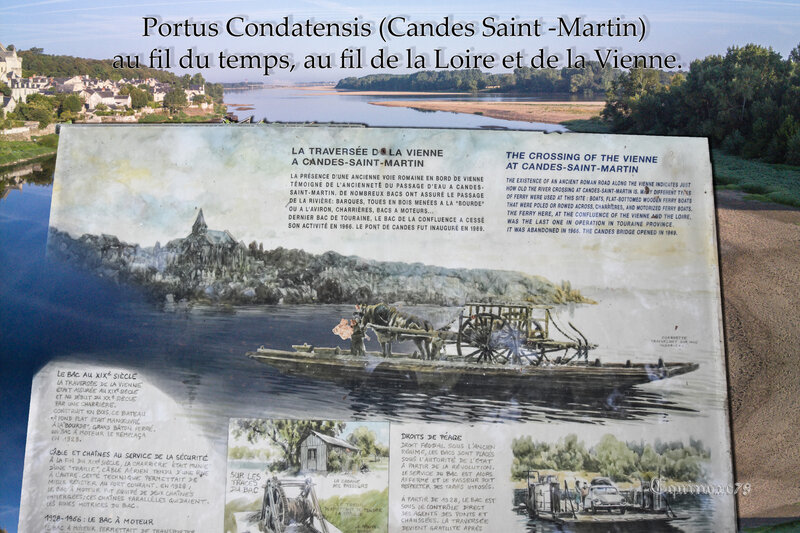 Portus Condatensis (Candes Saint -Martin) au fil du temps, au fil de la Loire et de la Vienne