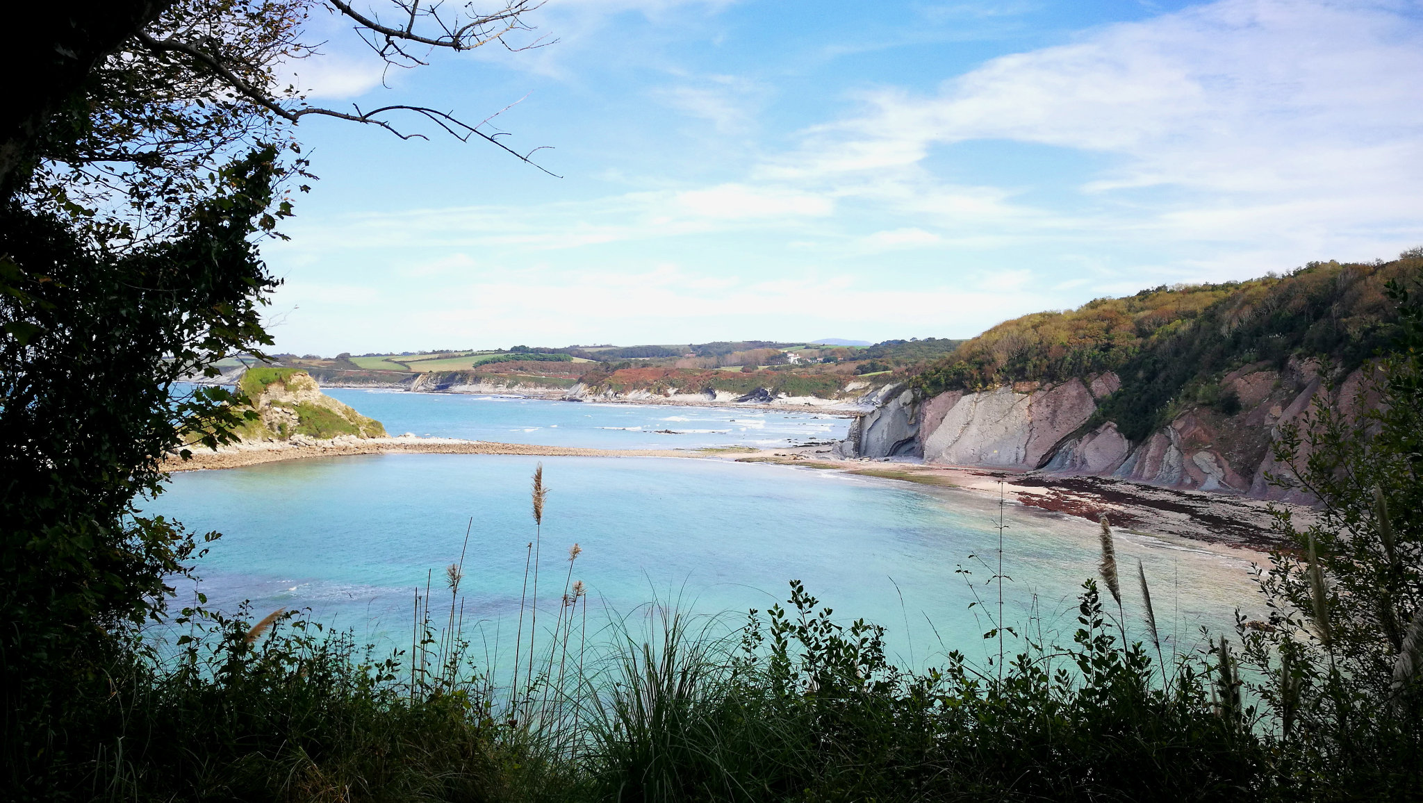 Hendaye, domaine d'Abbadia, sentier 5, baie de Loya
