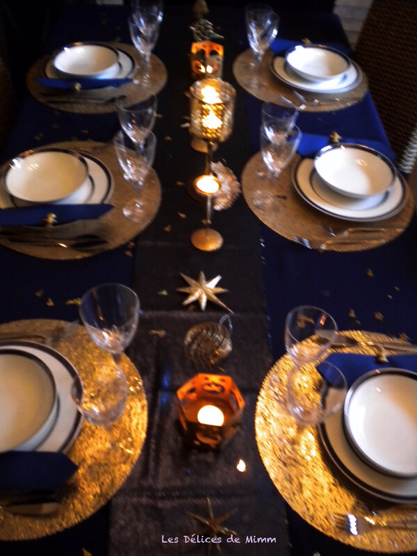 Table Douce Nuit de Noël